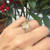 Vintage gouden ring met diamant - #5