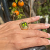 Vintage gouden ring met peridoot - #6