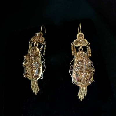 Dutch antique earrings - #1