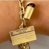 Vintage gouden bedelarmband - #5