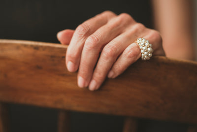 Cocktail ring with pearls from Cartier - #4