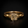 Solitaire ring with old cut diamond - #2