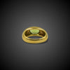 vintage gold ring peridot - #2