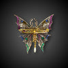 Fantastische antieke vlinderbroche