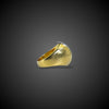 Retro gold ring with small diamonds - #2