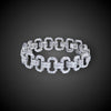 Art Deco link bracelet with old-cut diamonds - #1