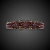 Antique bangle with Bohemian garnets