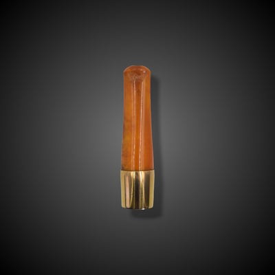 Sigarenpijpje van barnsteen en goud - #2