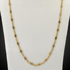Antique necklace in two colors of gold - #2