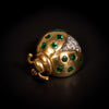 Ladybug brooch with emeralds and diamonds - #1