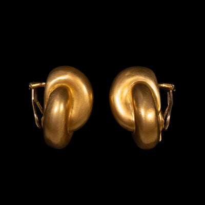 Matgouden oorbellen Angela Cummings - #5