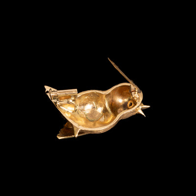 Gouden vogelbroche - #4