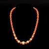 Collier met gouden kralen en cornalijn