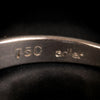 Moderne witgouden ring met diamant