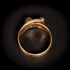Antieke slangenring met oudslijpsel diamanten