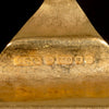 Vintage oorbellen in gesatineerd goud
