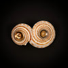 Antieke broche met schelpen van zeeslak - #1
