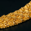 Choker necklace with textured gold - #2