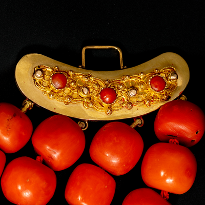 Dutch antique red coral necklace - #3