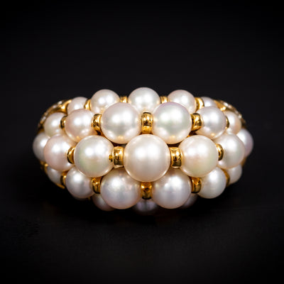 Cocktail ring with pearls from Cartier - #3