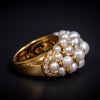 Cocktail ring with pearls from Cartier