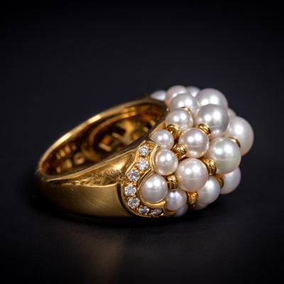 Cocktail ring with pearls from Cartier - #1