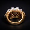 Cocktail ring with pearls from Cartier