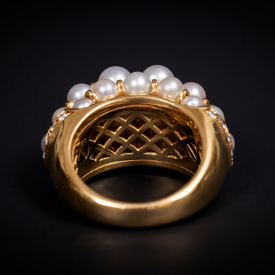 Cocktail ring with pearls from Cartier - #2