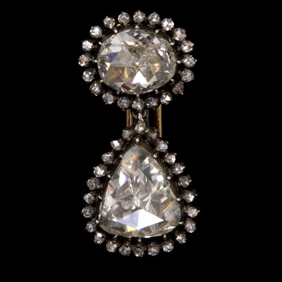 Spectacular rose diamond clip - #1