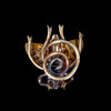 Insect brooch made of 18k gold with diamonds - #5