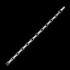 Platinum link bracelet with diamondS - #4