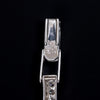 Platinum link bracelet with diamondS - #6