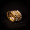 Lanières rings in two tones of gold - #6
