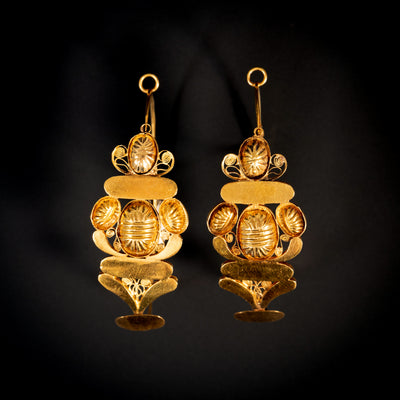 Antique Dutch earrings - #1