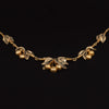 Art Nouveau necklace with cherries - #3