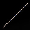 Waslikoff platina armband met diamant en stersaffier - #4