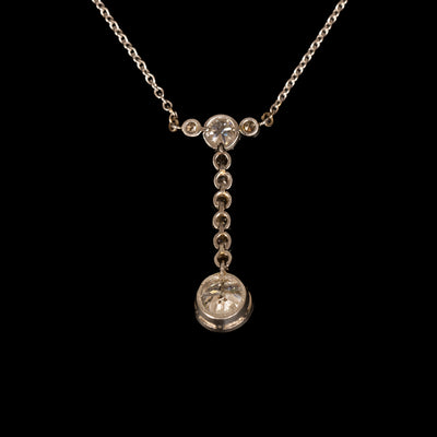 Antique necklace with diamond - #3