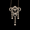 Belle Epoque pendant in platinum