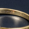 Antieke clusterring met robijn en diamanten - #6