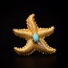 Gouden zeester broche of hanger - #3