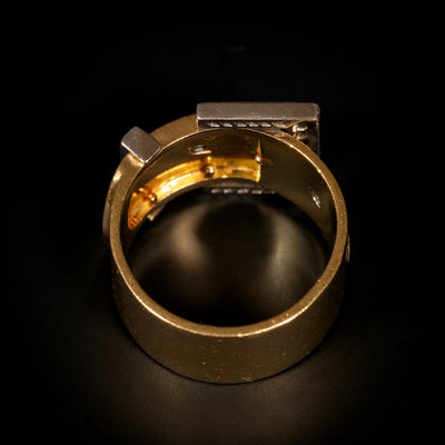 Vintage gouden gespring met diamant - #3