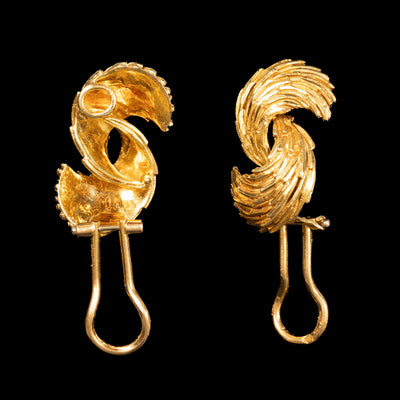 Gouden oorbellen vijftigerjaren - #4