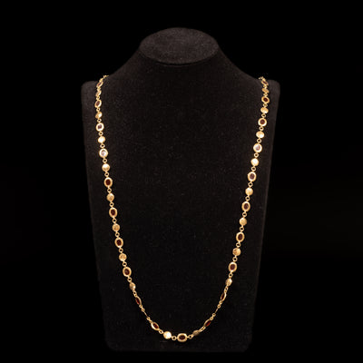 Lang vintage collier met email - #1