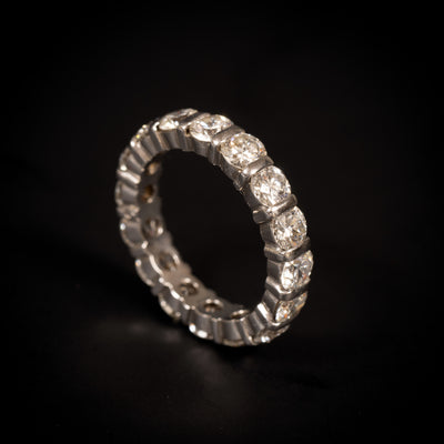 Alliancering met diamant - #3