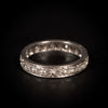 Witgouden alliancering met diamant