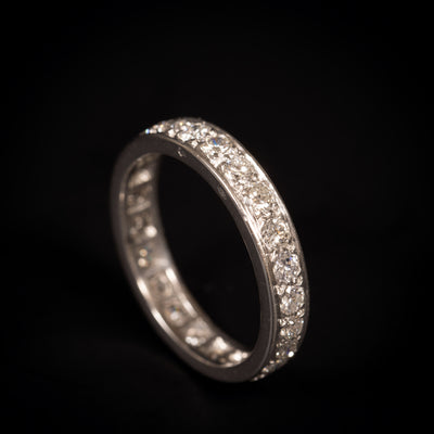 White gold eternity band  - #1