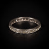 Alliancering met diamant