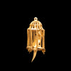 Clip brooch with parrot in birdcage - #2
