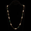 Vintage collier met agaat, onyx en koraal