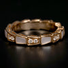 Bvlgari ring in roségoud, diamant en parelmoer